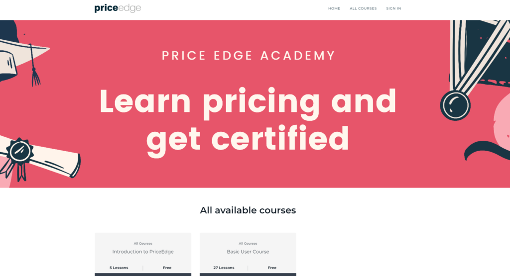 New Pricing Academy